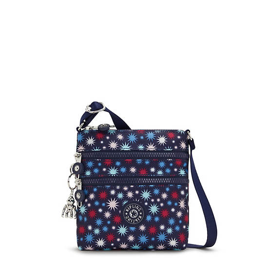 Kipling Alvar Extra Small Printed Mini Tassen Blauw | BE 1313AH